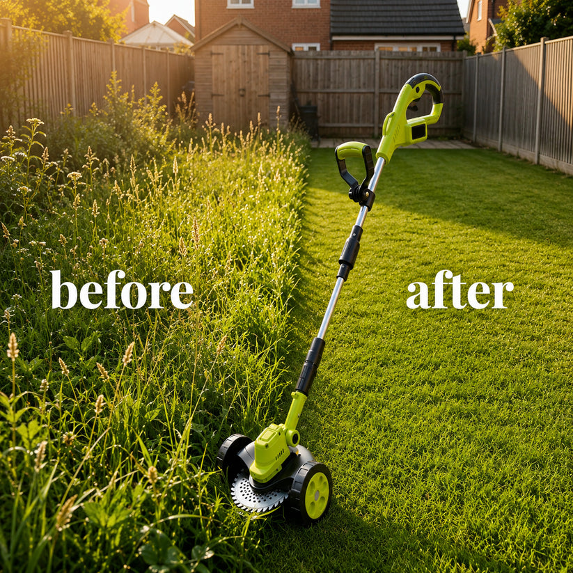 21V 3-in-1 Cordless String Trimmer, Edger & Mini Mower 2 Batteries Included