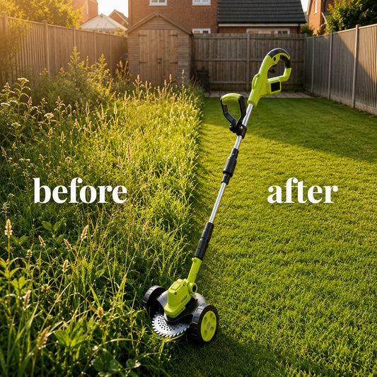 21V 3-in-1 Cordless String Trimmer, Edger & Mini Mower 2 Batteries Included