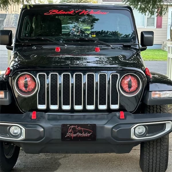 NOW Beast Eyes Car Headlight Stickers