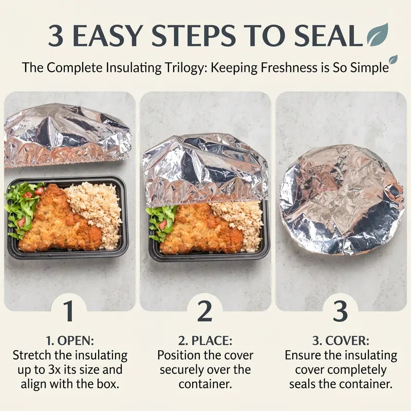 Aluminum Foil Heat-retaining Cover (50pcs)