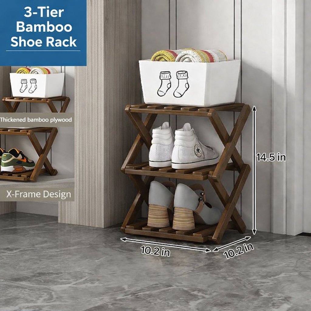 The 9-Tier Bamboo Rack: 3-Tier, 6-Tier, and 9-Tier No-Assembly Storage Solution!