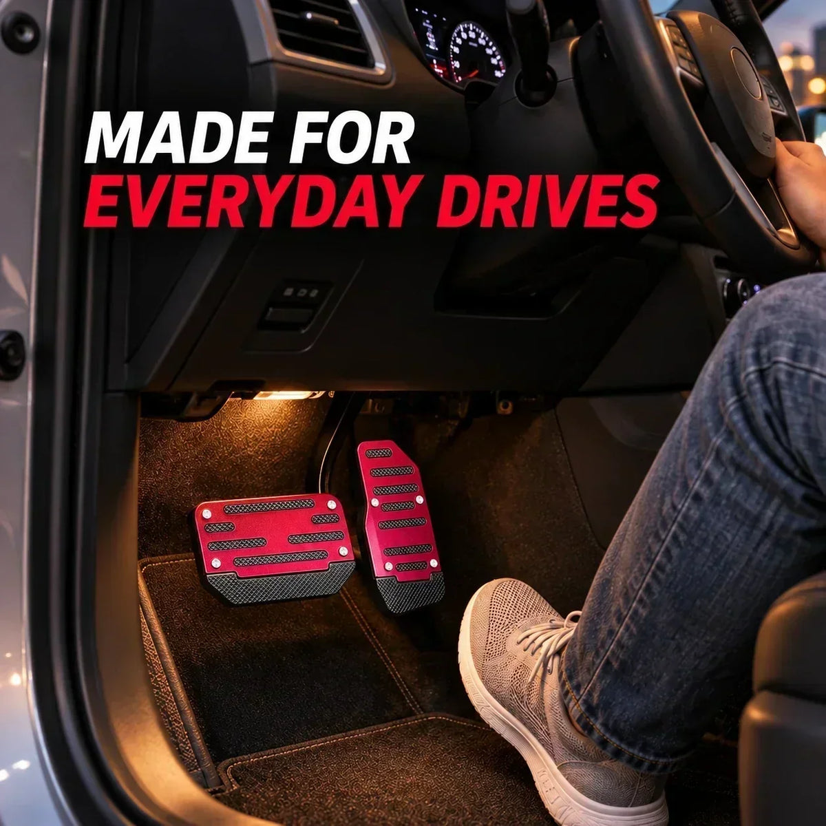 NonSlip Universal Automatic Foot Brake Gas Cover Pad Pedal Accessories Car