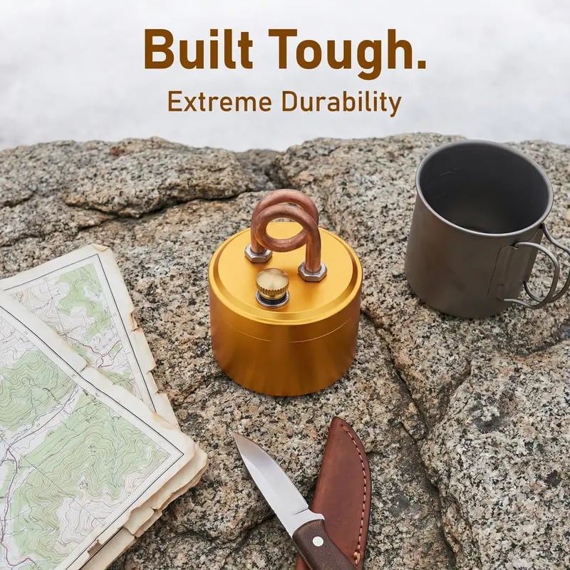 Self-Pressurized Alcohol Stove Lightweight Aluminum & Copper Burner for Hiking, Camping & Survival