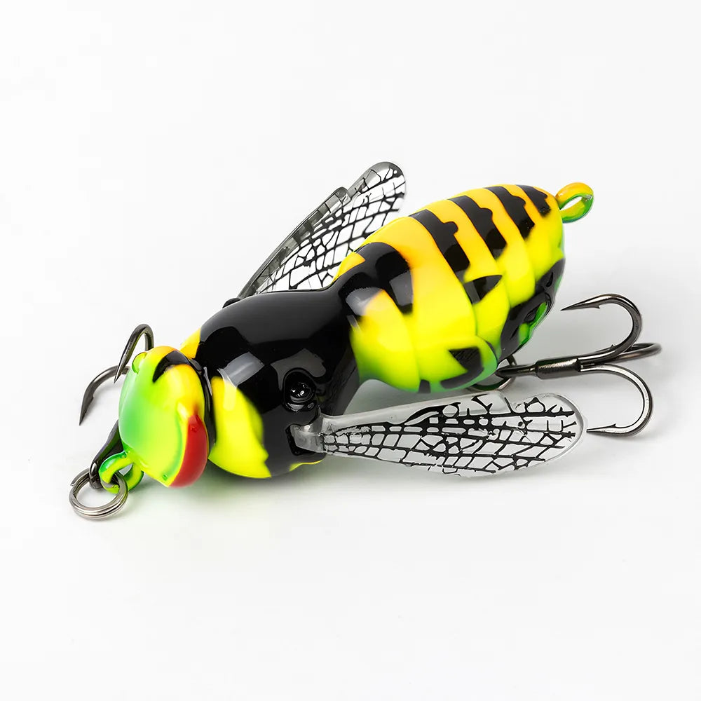 T dliche Versuchung Bionic Wasp Topwater Lure Triggers Explosive, Violent Surface Strikes!
