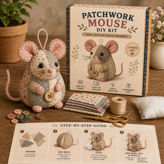 2026 - Patchwork Mouse DIY Kit