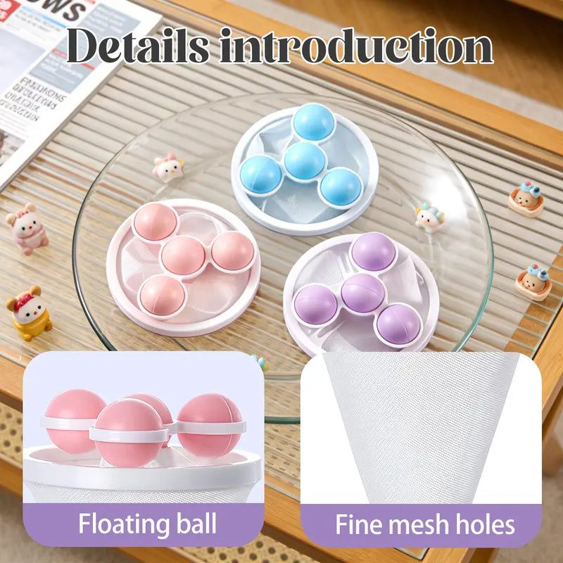 3 Counts Washing Machine Filter Bag