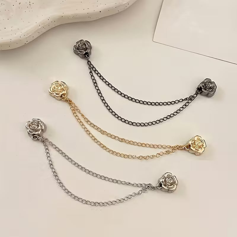 2026 Magnetic Chain Buckle for Pants Hem Fixing, Anti-Dragging, Clothing Shortening, and Decorative Hem Clips