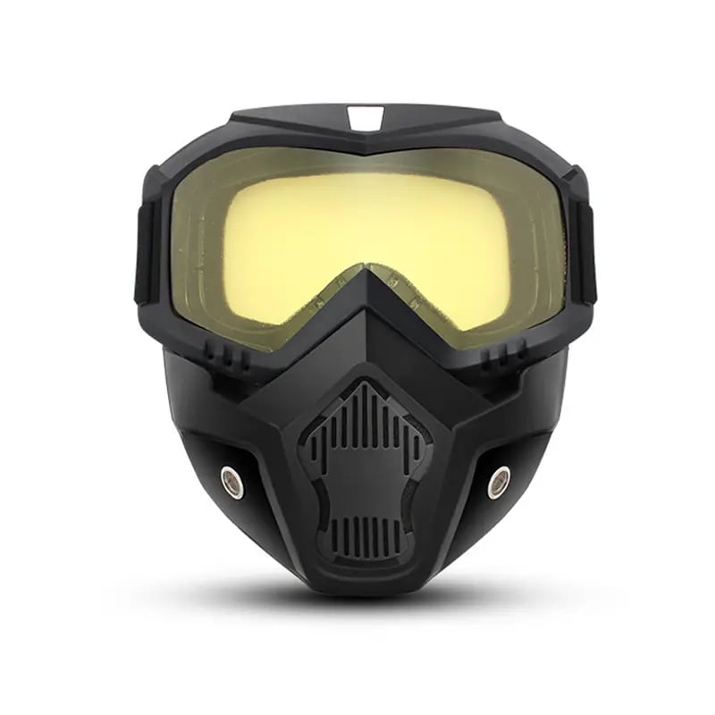 2026 - Detachable Full Face Goggle Mask