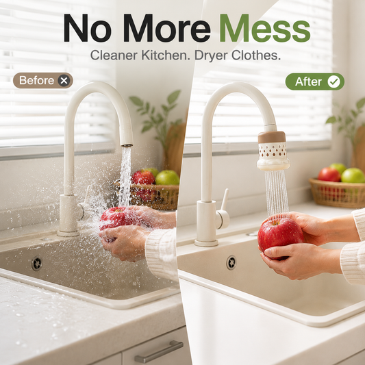 2pcs -360 Splash-Free Faucet Filter Save Water & Wash Better