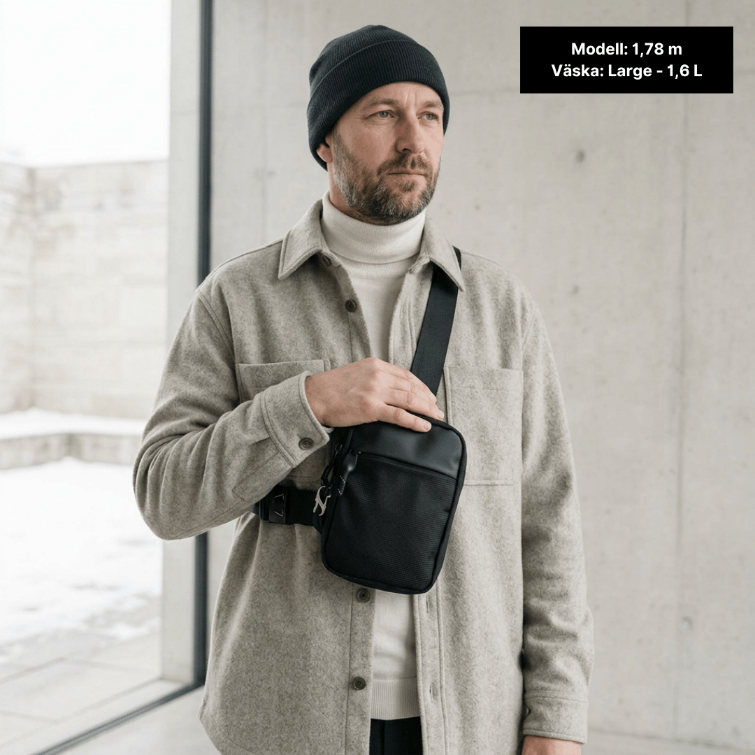 Travel Sling Bag Discreet Secure Sling Pack Keeps Valuables Safe