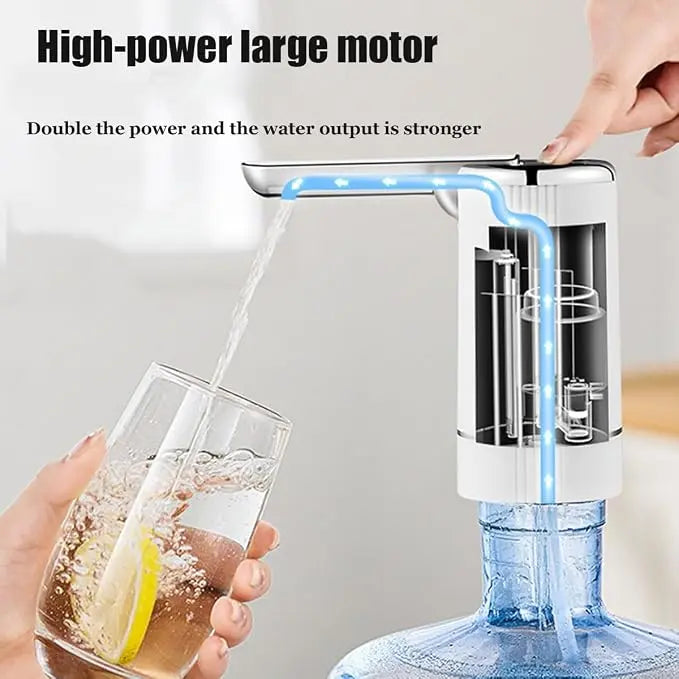 5 Gallon Water Pump Dispenser Rechargeable & Foldable Electric Water Jug Pump