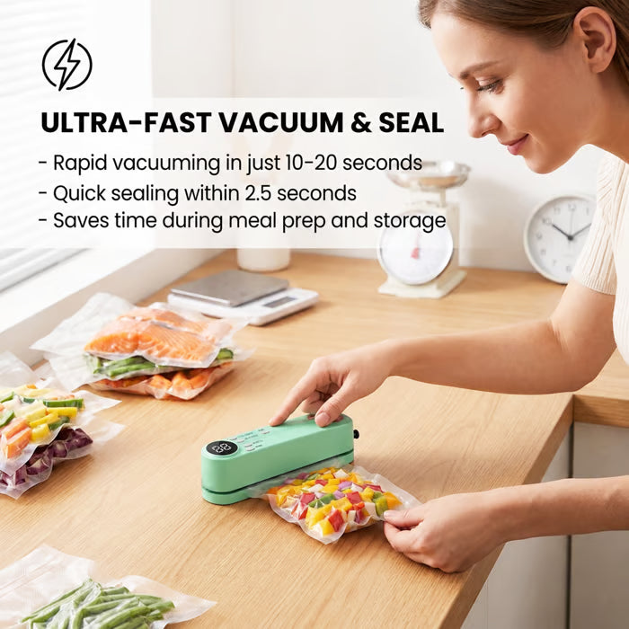 Mini Vacuum Bag Sealer Cordless Handheld Food Sealing Machine