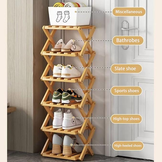 The 9-Tier Bamboo Rack: 3-Tier, 6-Tier, and 9-Tier No-Assembly Storage Solution!