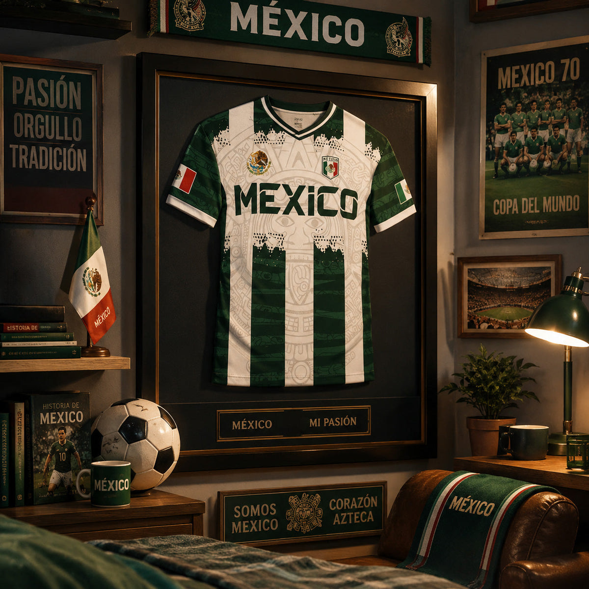 2026 Mexico Aztec Calendar Soccer Jersey