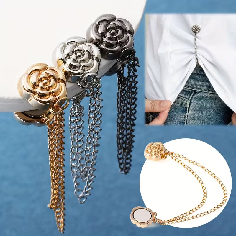 2026 Magnetic Chain Buckle for Pants Hem Fixing, Anti-Dragging, Clothing Shortening, and Decorative Hem Clips