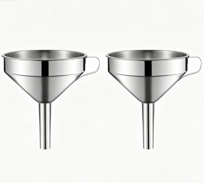 Stainless Steel Kitchen Funnel Pour, Strain & Transfer Without the Mess