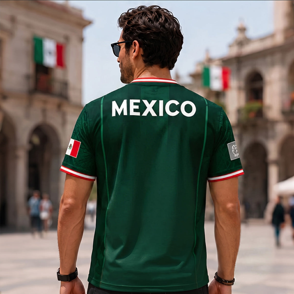 2026 Mexico Soccer Jersey Retro Chich n Itz Pyramid Football Shirt
