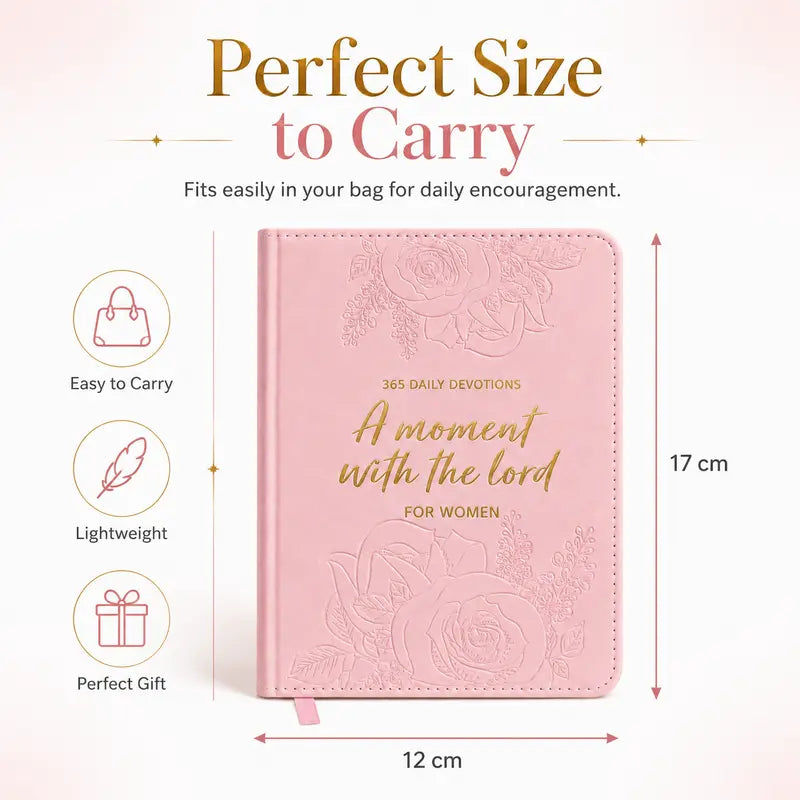 365 Daily Devotional Journal for Women | A Moment With God Every Day