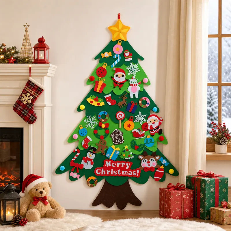 3.3FT DIY Felt Christmas Tree