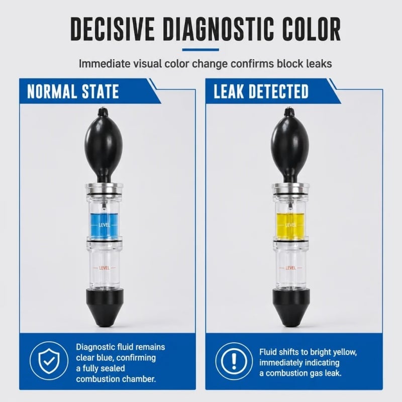 Combustion Leak Tester Quickly Detect Exhaust Gas Leaks in Your Cooling System!
