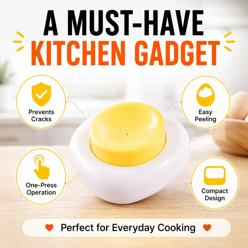 2-Pack Egg Piercer One-Press Stainless Steel Egg Pricker for Perfect Hard-Boiled Eggs