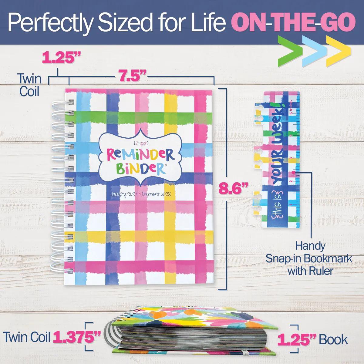 2027 2028 Reminder Binder 24-Month All-in-One Life Planner