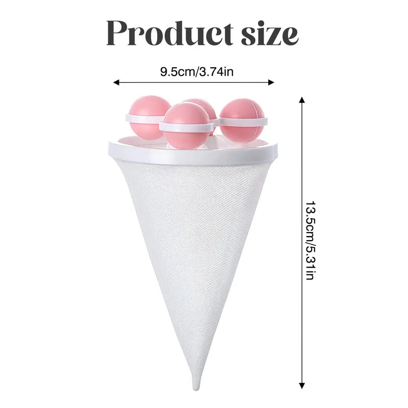 3 Counts Washing Machine Filter Bag