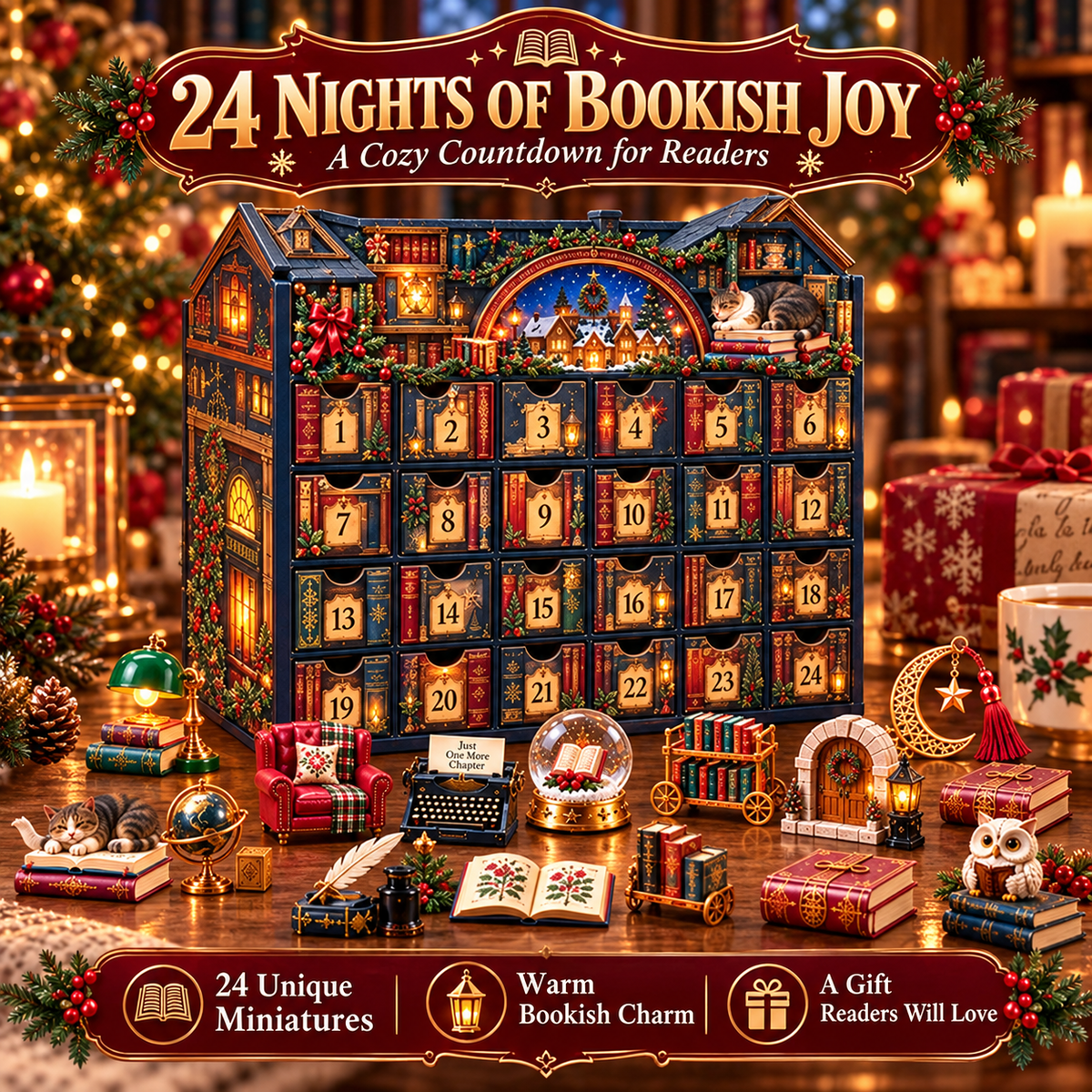 24 Nights of Bookish Joy A Cozy Countdown for Reader