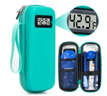 Insulin Cooler Travel Case Built in Real Time Temperature Display