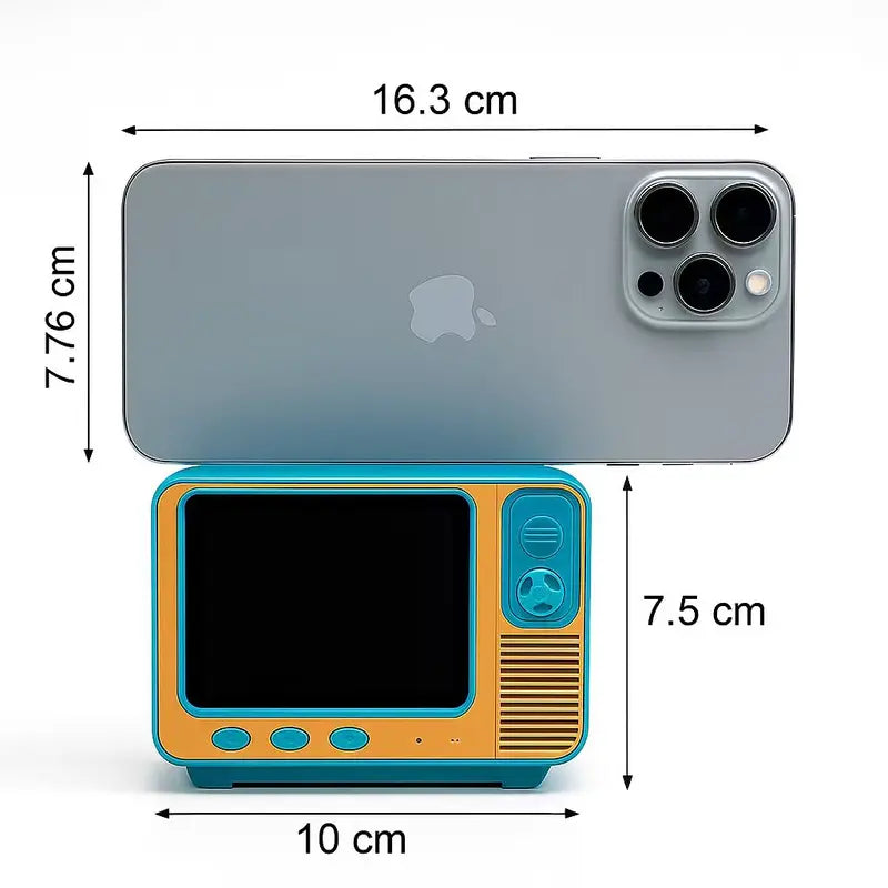 GV300 Retro Mini TV Gaming Console 2.8' IPS Screen, 308 Classic Games & Wireless Controller