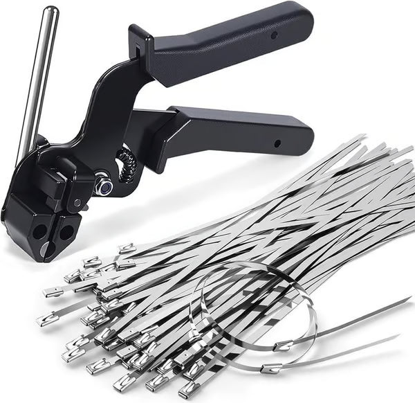 304 Stainless Steel Zip Tie Kit | 4X Stronger Than Plastic
