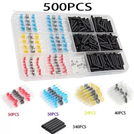 500PCS WATERPROOF SOLDER WIRE CONNECTOR KIT