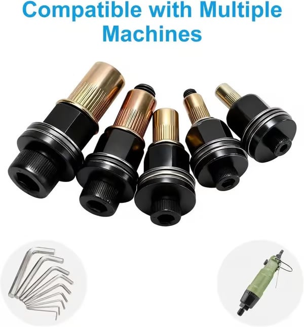 Head Rivet Nut Tool, M3 M4 M5 M6 M8 M10 Rivnut Kit