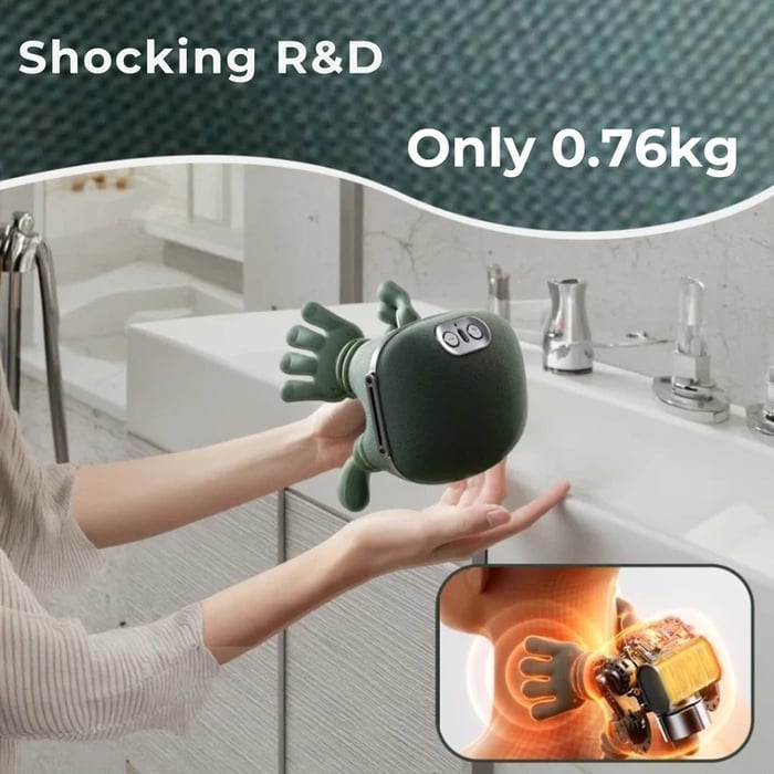 3D Shiatsu Neck & Shoulder Massager with Soothing Heat