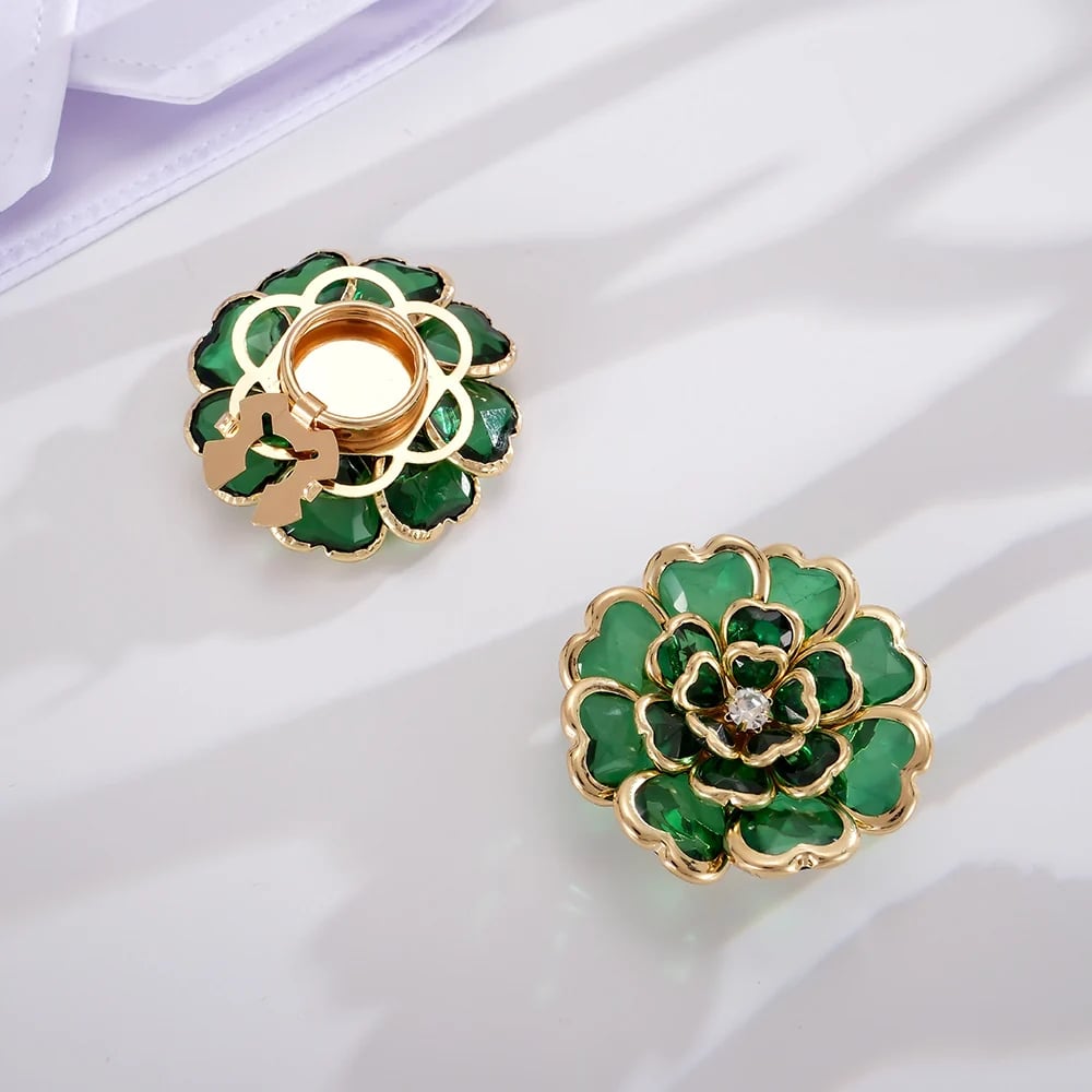 Flower Button Covers Instant No-Sew Shirt & Blouse Upgrade