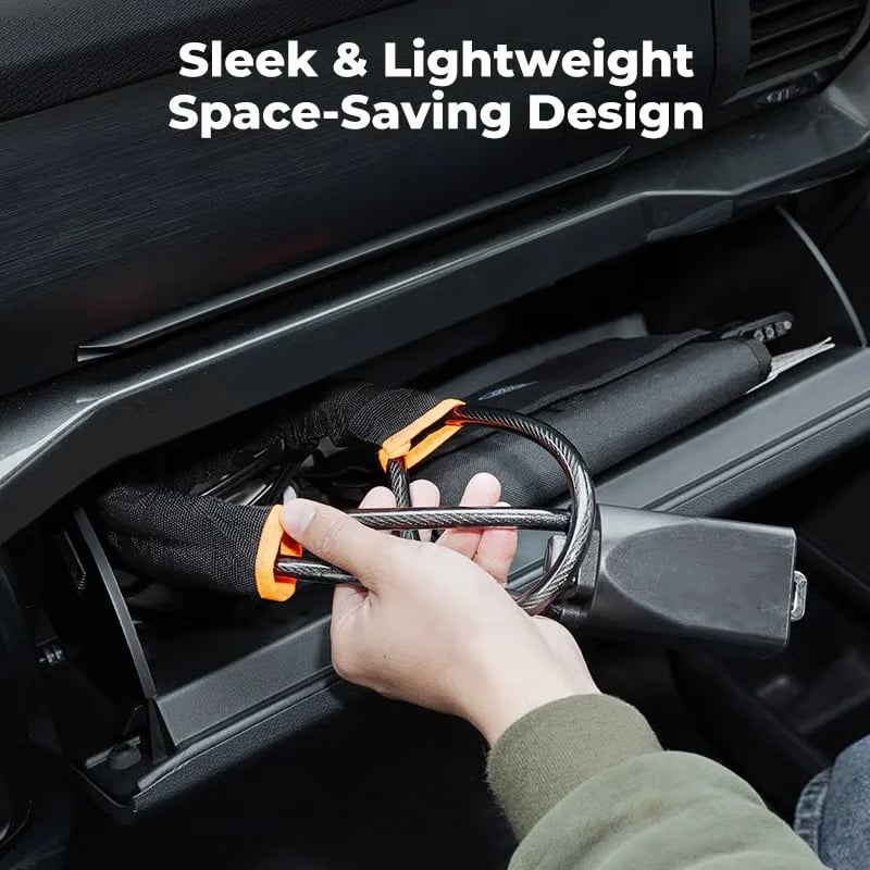 Steering Wheel Lock Seat Belt