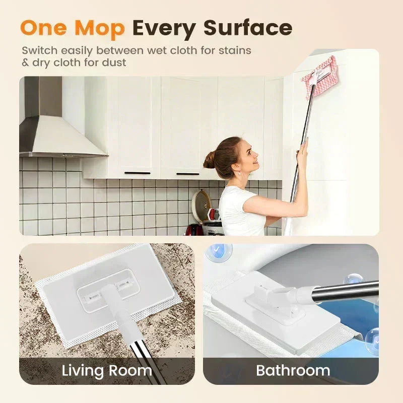1+4 FREE! Dust Mop Practical, Effective & Reusable