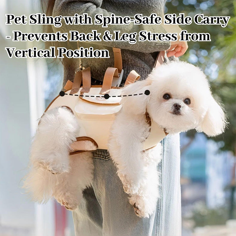 2026 Double-shoulder and hand-held pet leash backpack