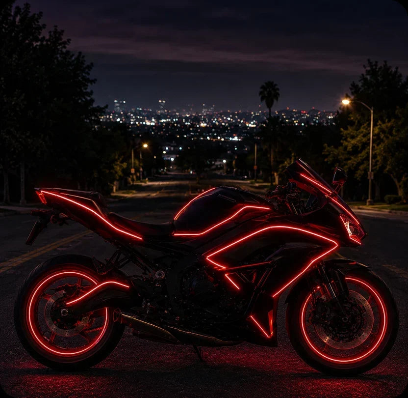 Motorcycle RGBIC Glow Kit 5000+ Colors, Music Sync & App Control