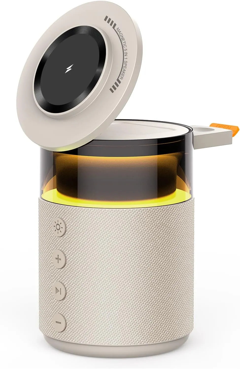 3-in-1 Bluetooth Speaker & Wireless Charging Night Lamp