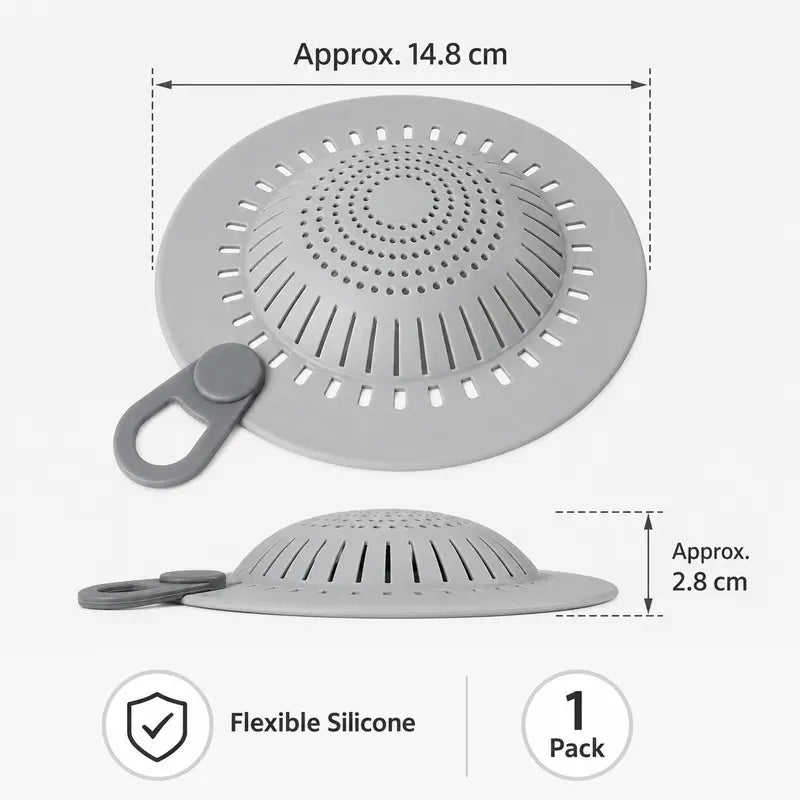 Silicone Dome Drain Hair Catcher