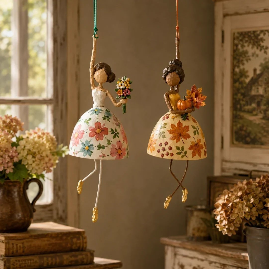 Let Your Space Dance Whimsical Dancing Lady Hanging Ornament
