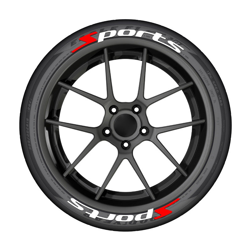 4Pcs 3D Car Tire Stickers Waterproof Universal Wheel Decals | Motorcycle Auto Exterior Accessories