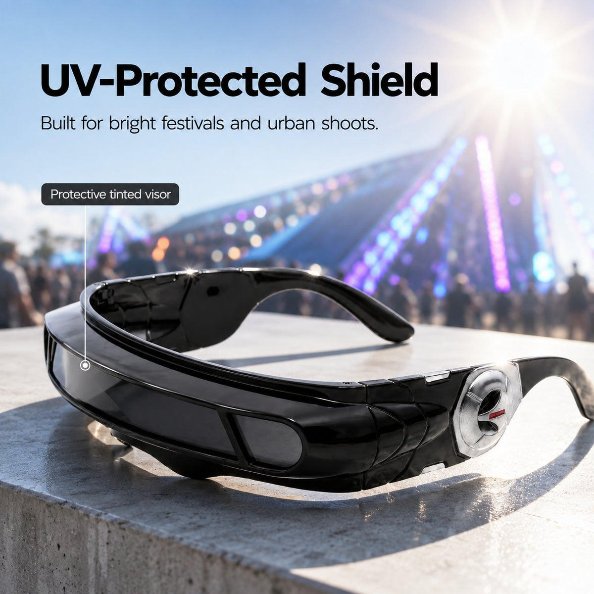 Cyberpunk Visor Collection | Future Hero Futuristic Eyewear