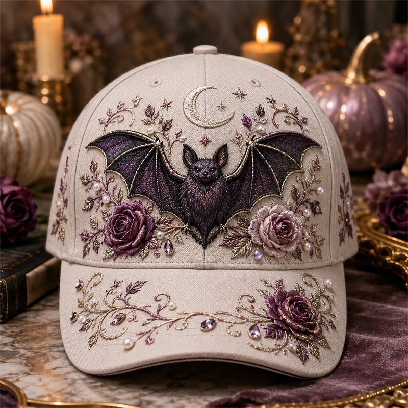 3D Halloween Embroidery Cap