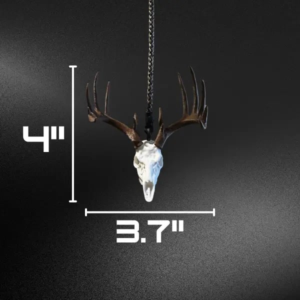 Whitetail Deer Skull Mirror Hanger