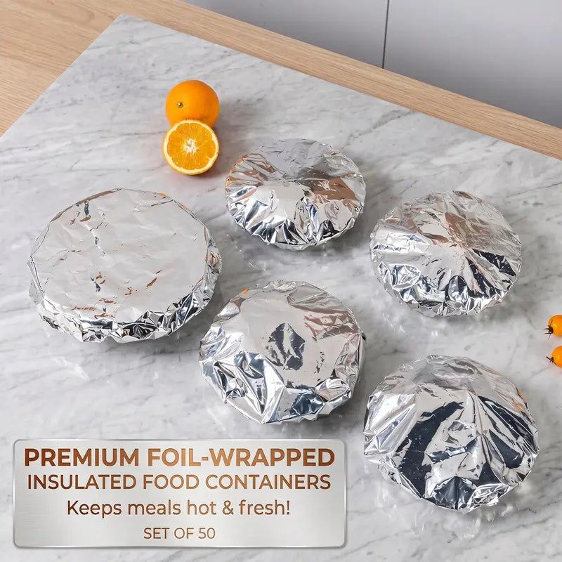 Aluminum Foil Heat-retaining Cover (50pcs)