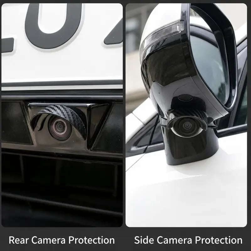 Car Backup Camera Rain Shield Soft PVC Camera Visor