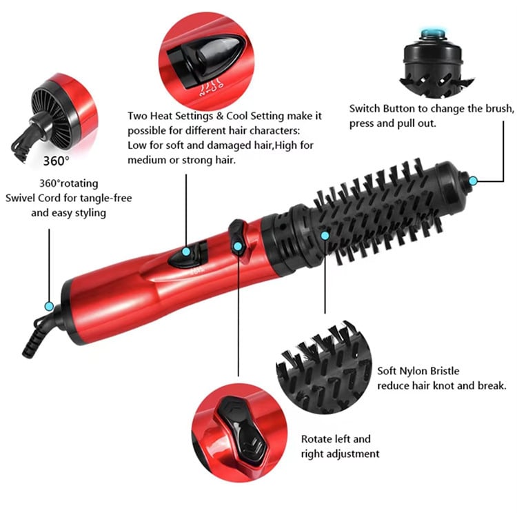 3-in-1 Air Styler and Rotating Hair Dryer for Dry hair, curl hair, straighten hair
