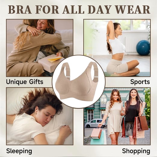 Super Firming Wire-Free Bra All-Day Comfort No More Sagging (3-Pack Value Set)